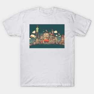 London England Dreamcore  A Surreal Cityscape T-Shirt